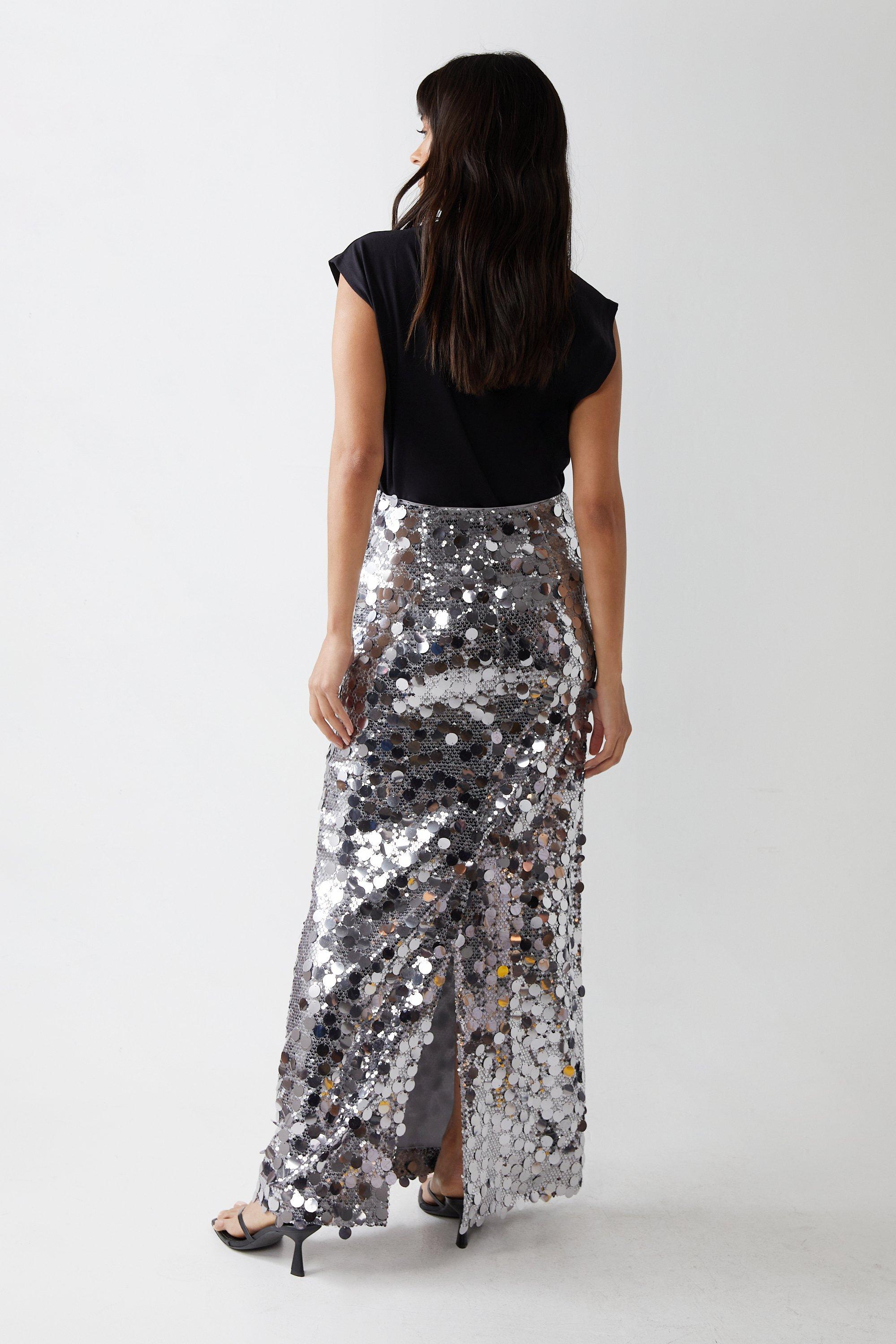 Sequin maxi outlet skirt 60